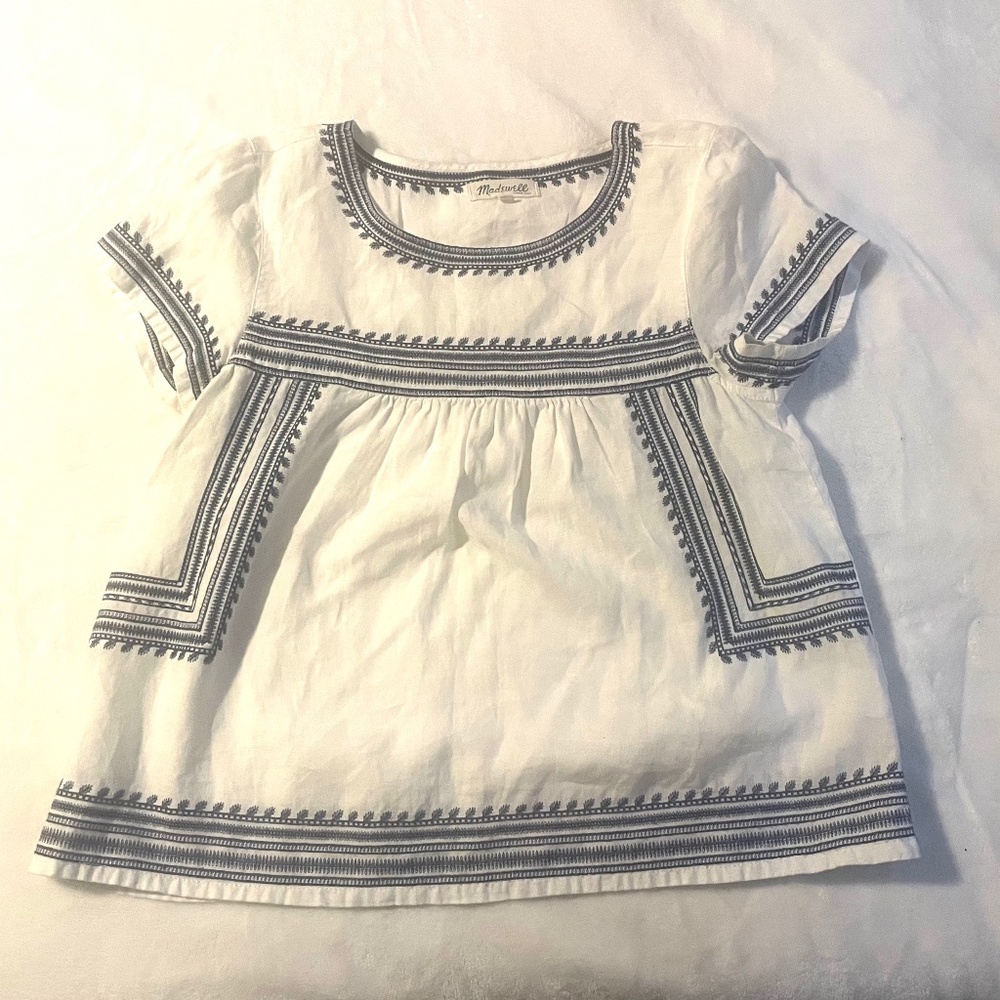 Madewell Embroidered Blouse